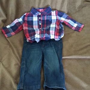 Nwot Wrangler baby boy outfit